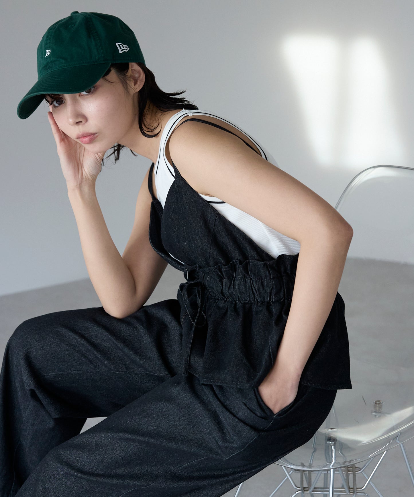 Peplum Jumpsuit　ペプラムコンビネゾン