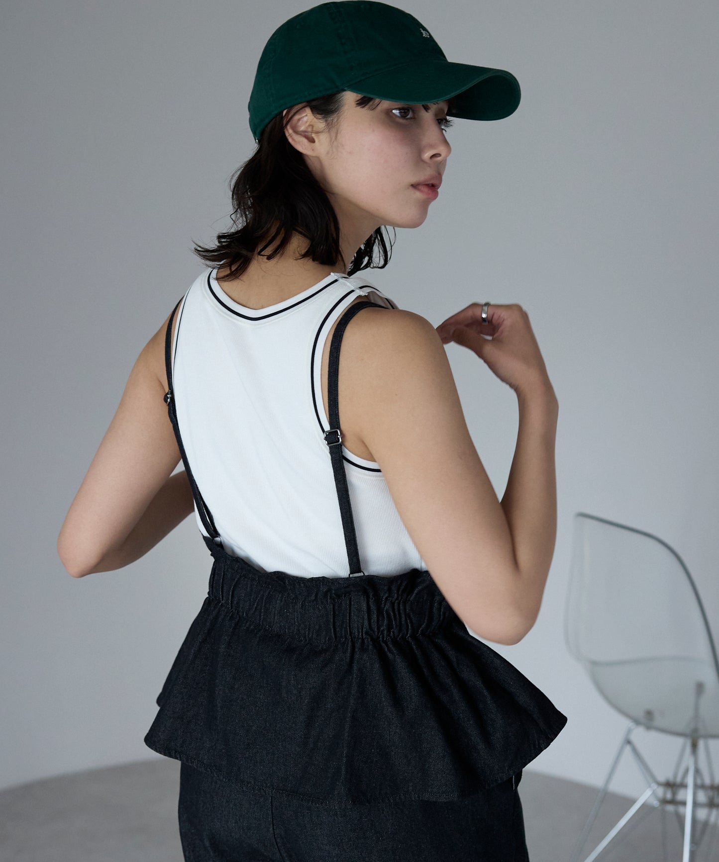 Peplum Jumpsuit　ペプラムコンビネゾン