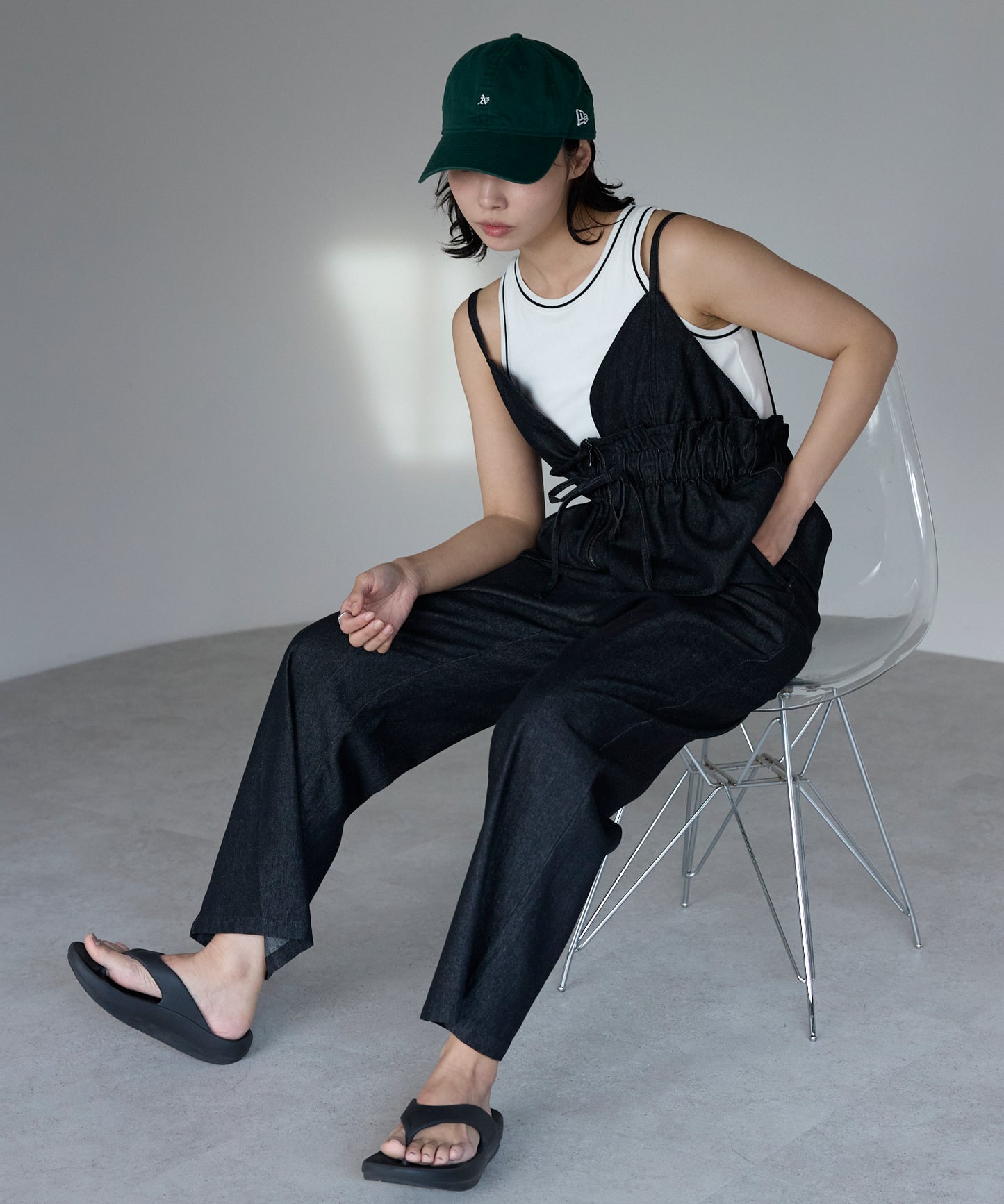 Peplum Jumpsuit　ペプラムコンビネゾン